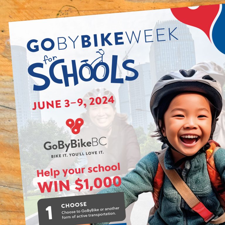 Go by Bike Week for Schools Poster Design